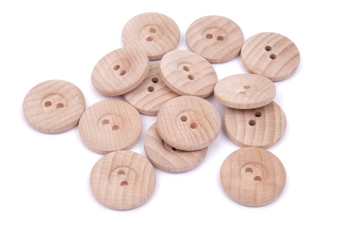 Knoflík dřevěný 1041 vel.40 - 25,4mm