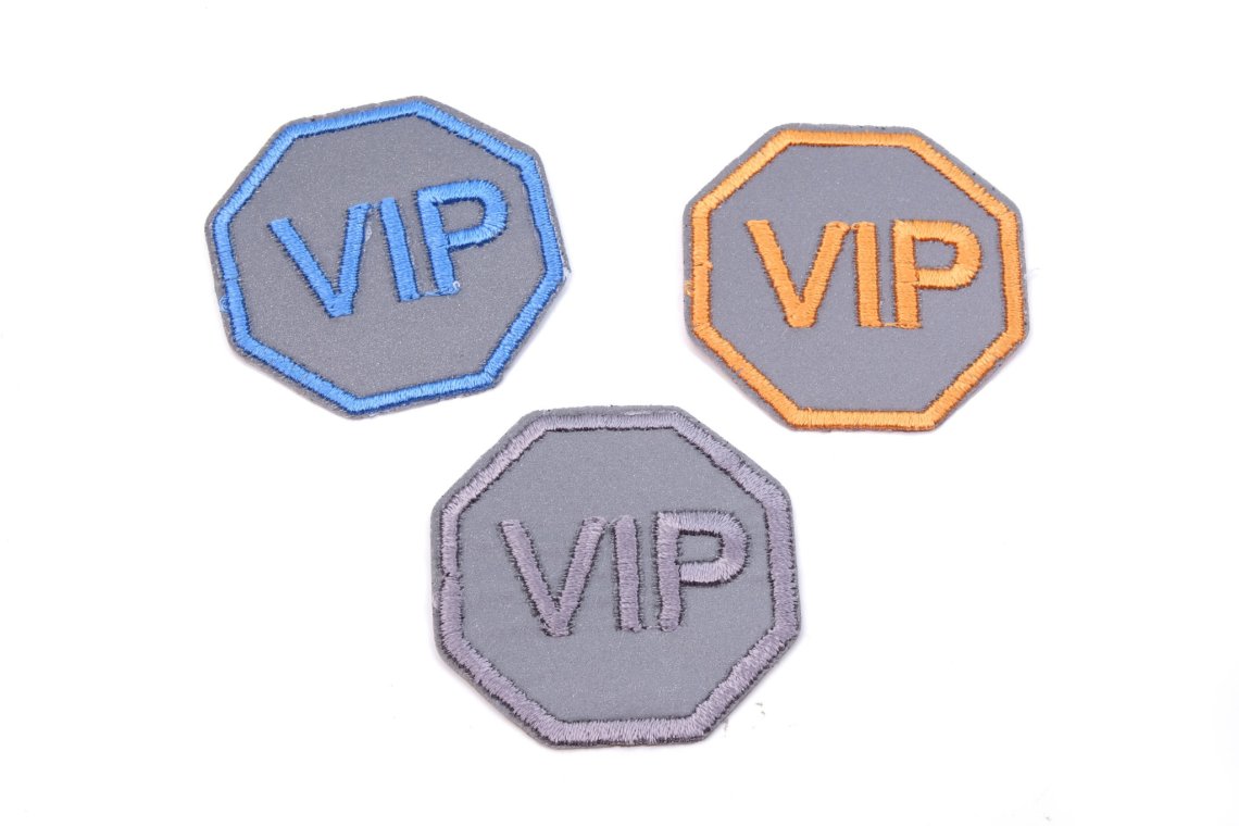 Aplikace nažehlovací 222 reflexní VIP vel.4x4 cm