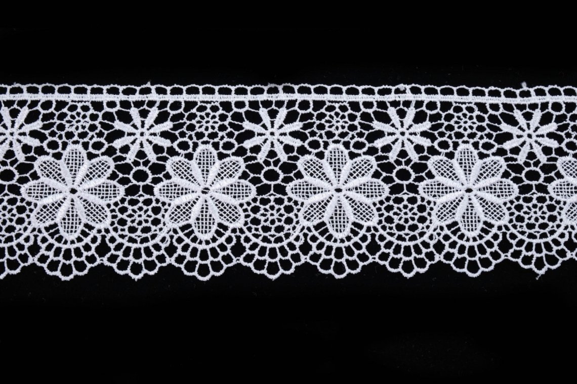 Krajka paličkovaná 70845 šíře 8,5cm bílá