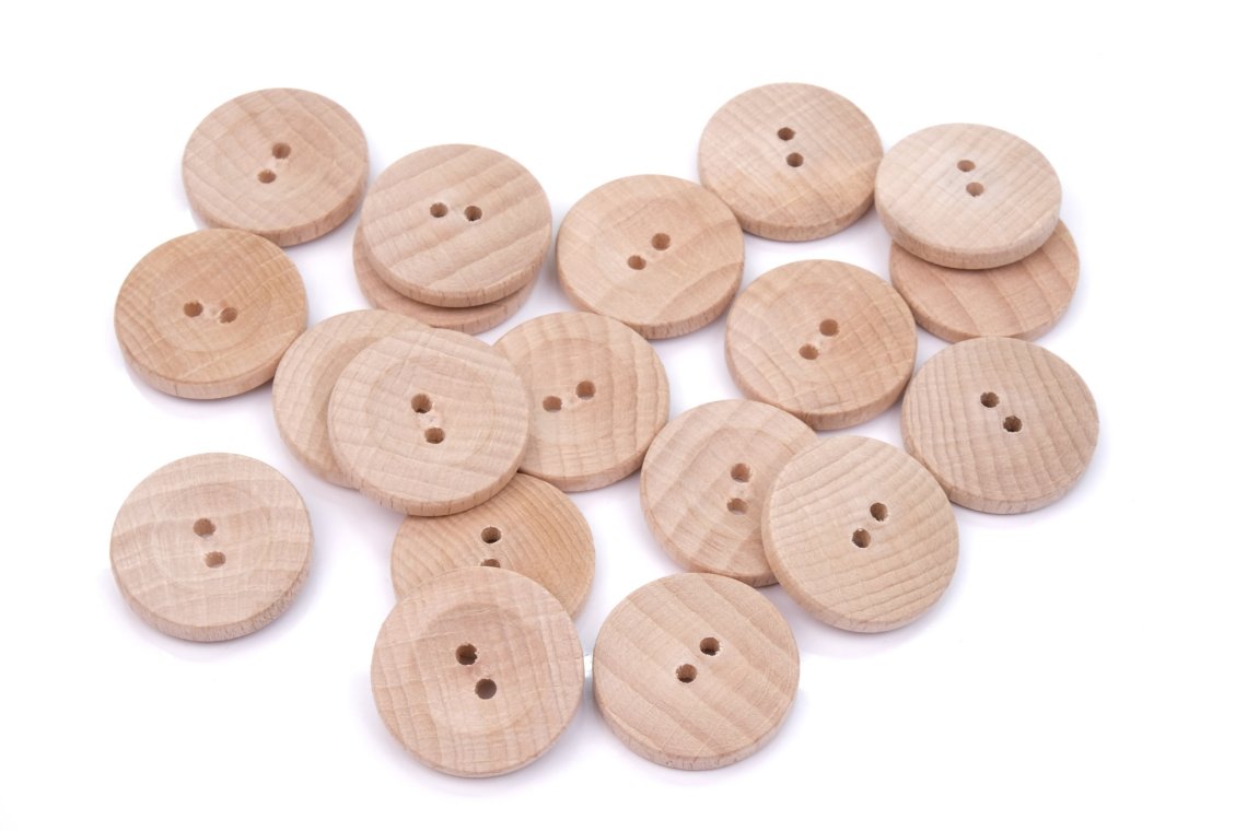Knoflík dřevěný 1465 vel.44 - 27,9mm