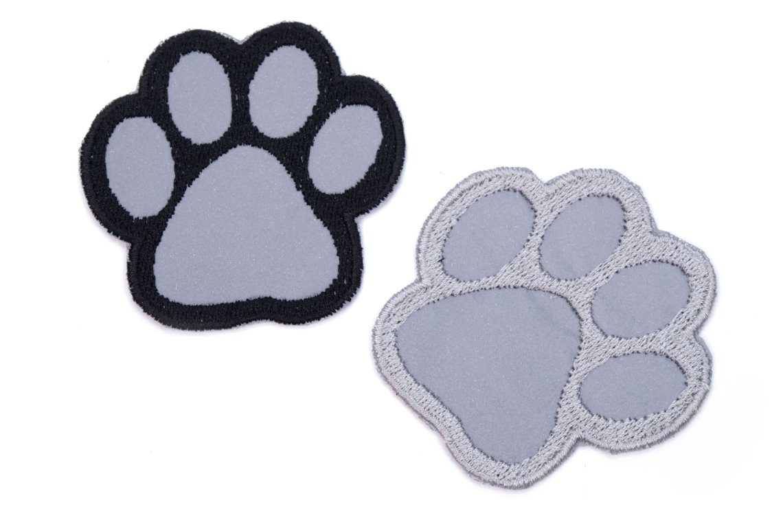 Aplikace nažehlovací 055 reflexní tlapka vel.6x6cm