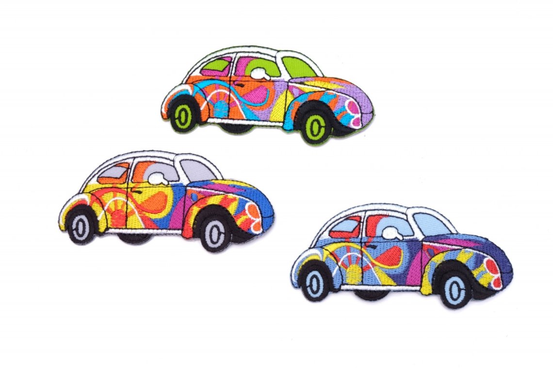 Aplikace nažehlovací T32 auto brouk vel.8,5x4cm