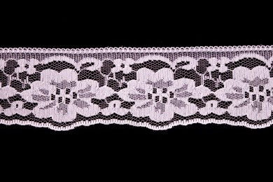 Krajka silonová 0045 šíře 4,7cm bílá