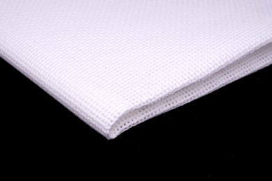 Vyšívací tkanina KANAVA 4 šíře 140cm bílá