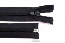 Zip spirálový 5mm dělitelný 70cm černý