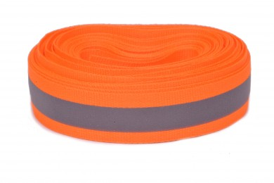 Reflexní páska šíře 20mm oranžová