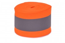 Reflexní páska šíře 50mm oranžová