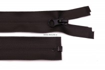 Voděodolný zip 5mm černý 75cm dělitelný