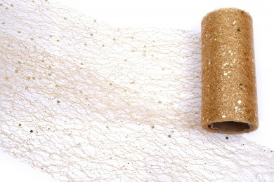 Pavučinka s glitry šíře 12cm návin 4,5m