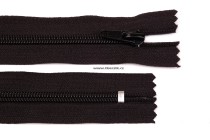 Zip spirálový 5mm nedělitelný 18cm černý