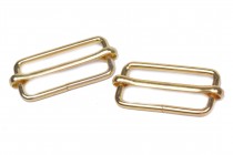 Posunovač kovový vnitřní průvlek 30mm zlatý