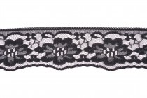 Krajka silonová 0045 šíře 4,5cm černá