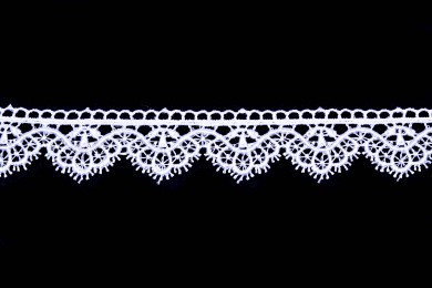 Krajka paličkovaná 3199 šíře 2,5cm bílá