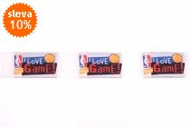 Nášivka 12 I love game 2,5x4cm