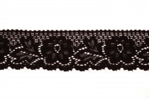 Krajka elastická 0611 šíře 4,7cm černá