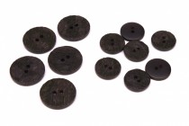 Knoflík oděvní 1115 vel.24 - 15,2mm černý