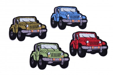 Aplikace nažehlovací 2089 jeep vel.6x4,5cm