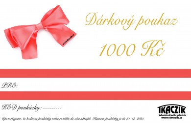 Dárkový poukaz TKACZIK 1000 Kč