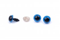 Bezpečnostní oči 12mm modré