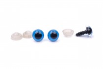 Bezpečnostní oči 10mm modré