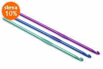 Pletací háček DANE ALU GUL 2-5mm