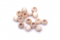 Korálky dřevěné přírodní 545 vel.12mm
