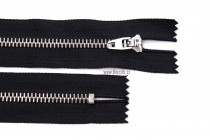 Zdrhovadlo MS6 22cm jeansový černý