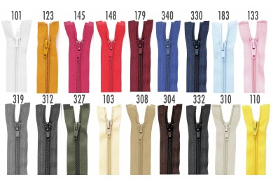 Zip spirálový 5mm dělitelný 25cm