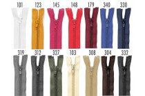 Zip spirálový 5mm nedělitelný 16cm