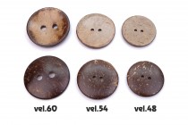Knoflík kokos vel. 48 - 30,5mm