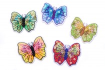 Aplikace nažehlovací IV 635 motýk s flitry vel.4,5x4cm