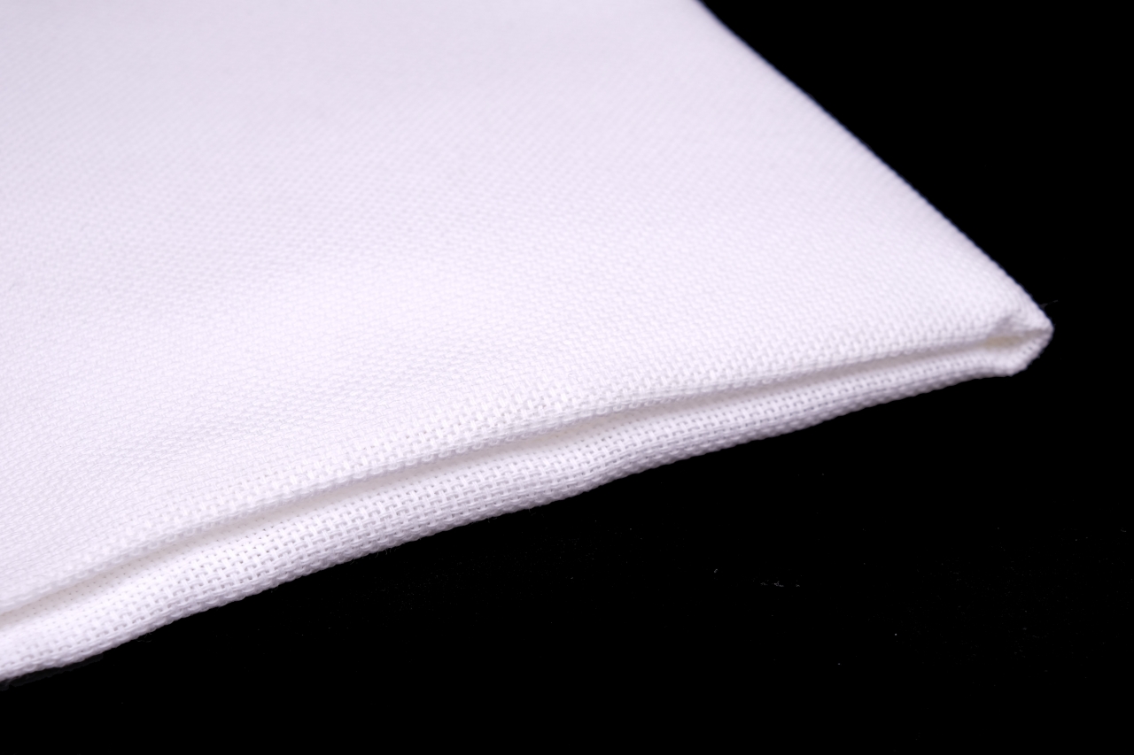 Vyšívací tkanina PANAMKA šíře 140cm bílá